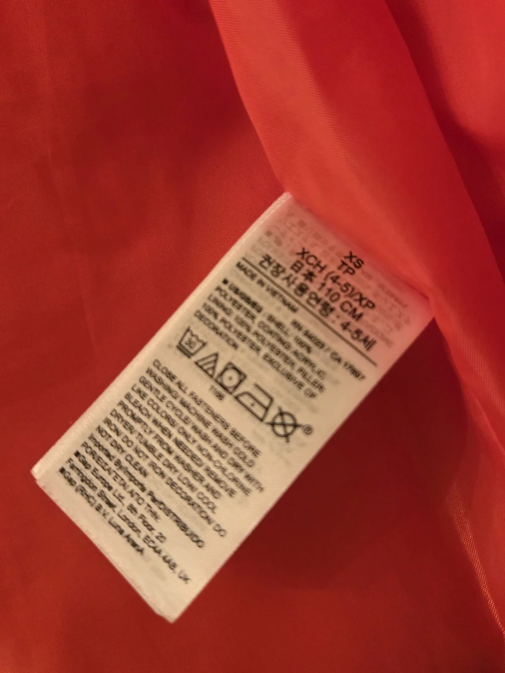Gap Kids Puffer Vest - Red - XS
